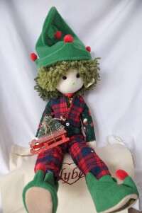 Snowie Elf Rag Doll by LoveEllybelly