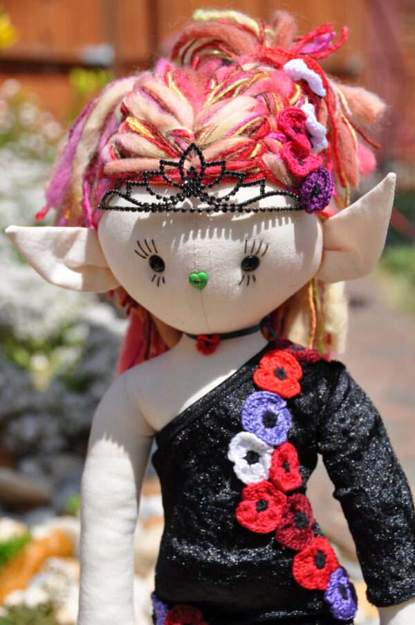 Princess Peony Rag Doll By LoveEllybelly