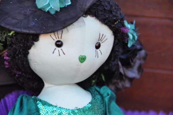 Elphie Witch Rag Doll by Love Ellybelly