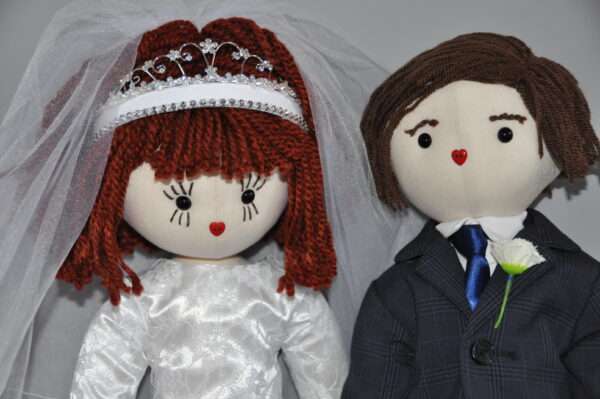 Frank & Barbara Rag Doll by Love Ellybelly