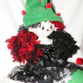 Harper Christmas Rag Doll by Love Ellybelly