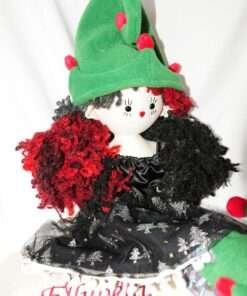 Harper Christmas Rag Doll by Love Ellybelly