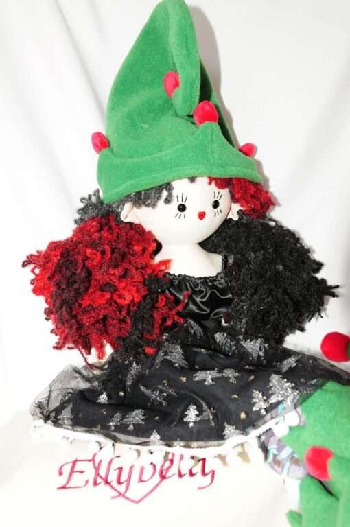 Harper Christmas Rag Doll by Love Ellybelly