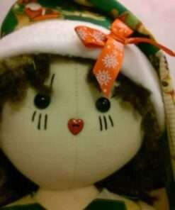 Holly Christmas Rag Doll by Love Ellybelly