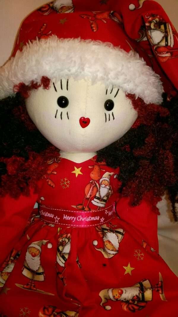 Noelle Christmas Rag Doll by Love Ellybelly