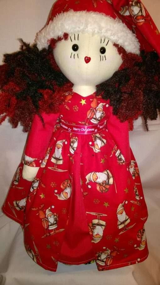 Noelle Christmas Rag Doll by Love Ellybelly