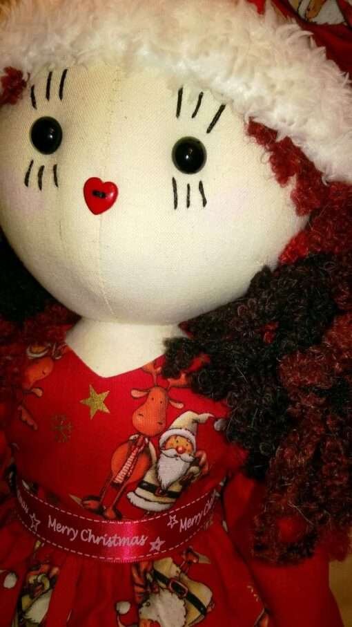 Noelle Christmas Rag Doll by Love Ellybelly