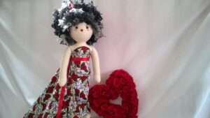 Phoenix Halloween Rag Doll by Love Ellybelly