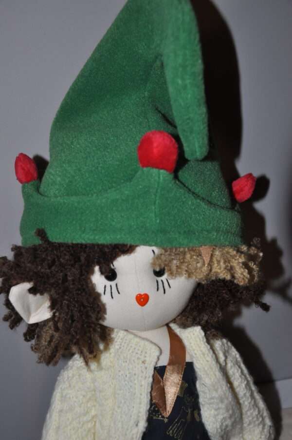 Radella Christmas Elf Rag Doll by Love Ellybelly
