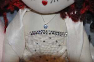 Rhea Wedding Rag Doll by Love Ellybelly