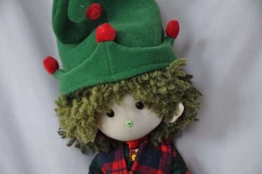 Snowie Christmas Elf Rag Doll by Love Ellybelly