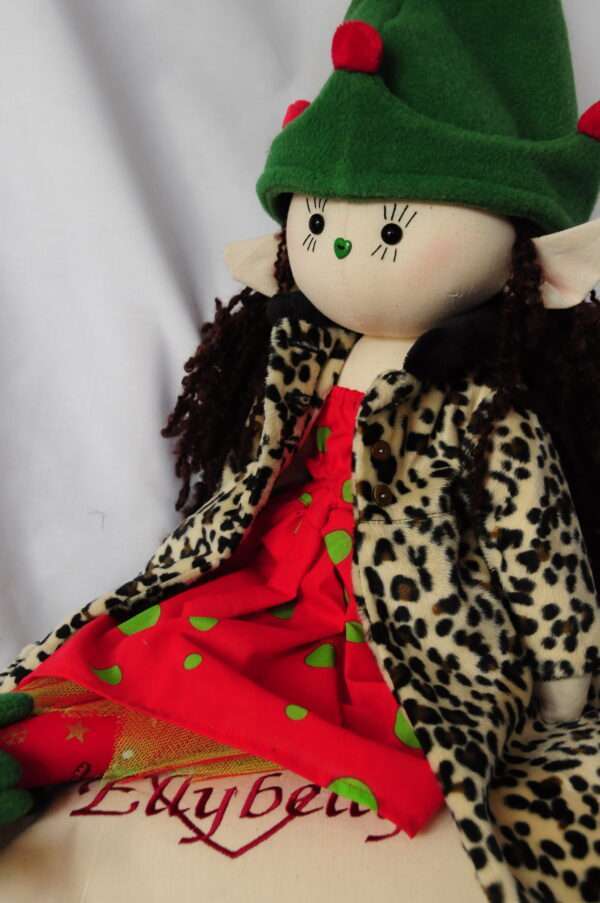 Suri Christmas Elf Rag Doll by Love Ellybelly
