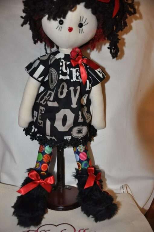 Valentine Rag Doll by Love Ellybelly