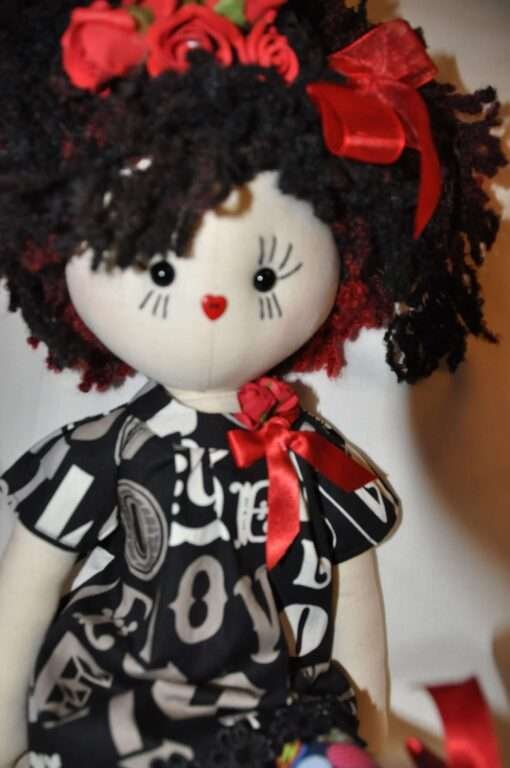 Valentine Rag Doll by Love Ellybelly